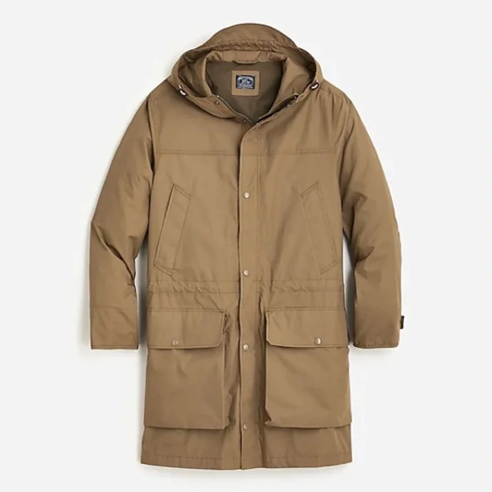 NWT JCrew Fremont hooded canvas jacket - Picture 1 of 3